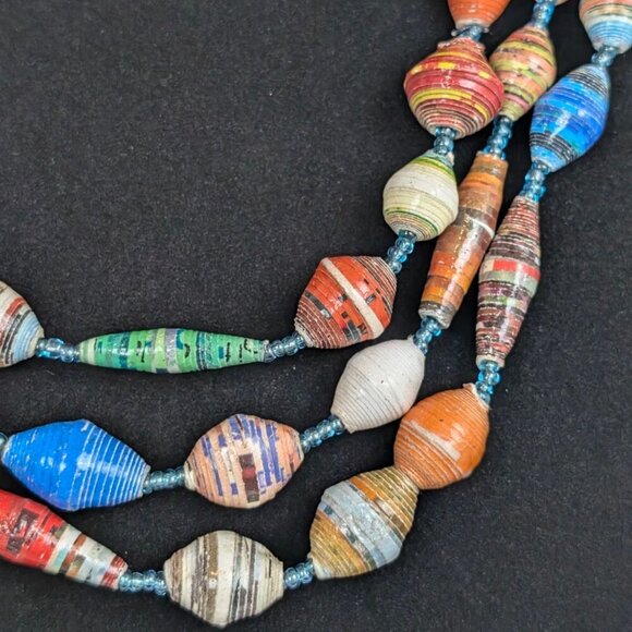 (2/$20) Long Continuous Rolled Wrapper Necklace - Picture 4 of 5